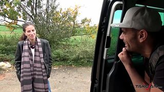 Random Babeh Disemprot jeung Jizz dina Backseat