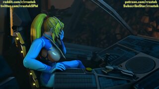 Aliens fucking Samus Árainn ann an 3D Garbh hardcore porn